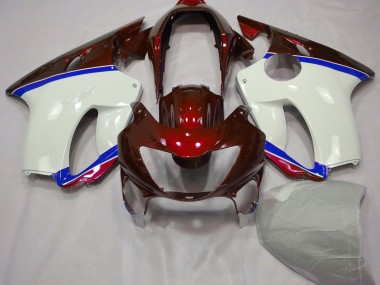 Tiefrot & Blau 1999-2000 Honda CBR600 F4 Motorrad Verkleidung