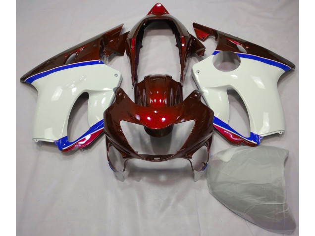 Tiefrot & Blau 1999-2000 Honda CBR600 F4 Motorrad Verkleidung Tiefrot & Blau 1999-2000 Honda CBR600 F4 Motorrad Verkleidung