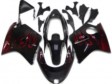 Tiefrot Flame 1996-2007 Honda CBR1100XX Motorrad Verkleidung