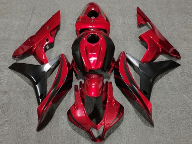Tiefrot OEM Stil 2007-2008 Honda CBR600RR Motorrad Verkleidung