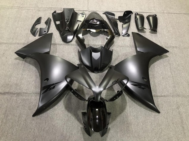 Total Schwarz 2012-2014 Yamaha R1 Motorrad Verkleidung Total Schwarz 2012-2014 Yamaha R1 Motorrad Verkleidung