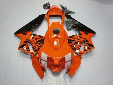 Tribal Orange 2003-2004 Honda CBR600RR Motorrad Verkleidung