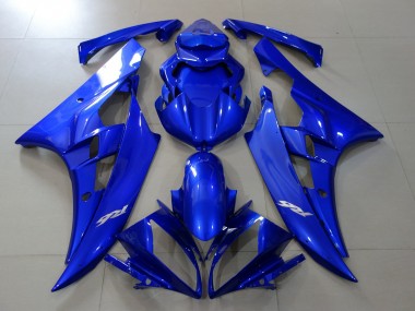 Vollglanz Blau 2006-2007 Yamaha R6 Motorrad Verkleidung