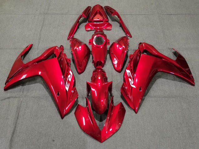 Vollglanz Rot 2015-2018 Yamaha R3 Motorrad Verkleidung Vollglanz Rot 2015-2018 Yamaha R3 Motorrad Verkleidung