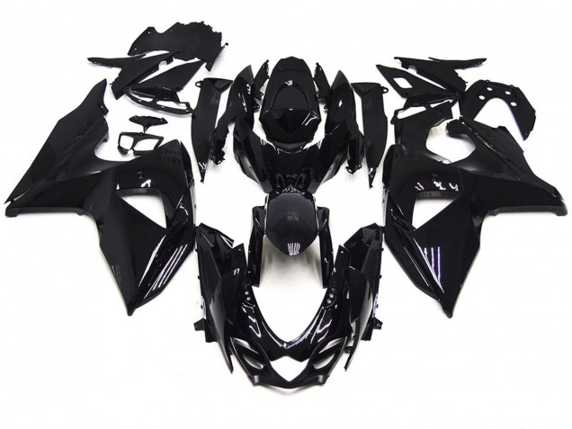 Vollglanz Schwarz 2009-2016 Suzuki GSXR 1000 Motorrad Verkleidung Vollglanz Schwarz 2009-2016 Suzuki GSXR 1000 Motorrad Verkleidung