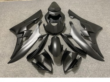 Vollmatt Schwarz 2006-2007 Yamaha R6 Motorrad Verkleidung