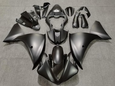 Vollmatt Schwarz 2009-2011 Yamaha R1 Motorrad Verkleidung