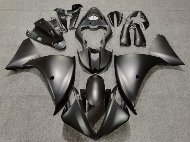 Vollmatt Schwarz 2009-2011 Yamaha R1 Motorrad Verkleidung Vollmatt Schwarz 2009-2011 Yamaha R1 Motorrad Verkleidung
