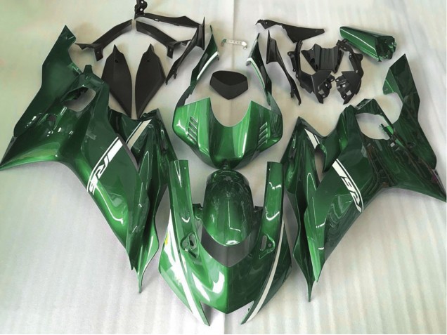 Waldgrün 2017-2021 Yamaha R6 Motorrad Verkleidung Waldgrün 2017-2021 Yamaha R6 Motorrad Verkleidung