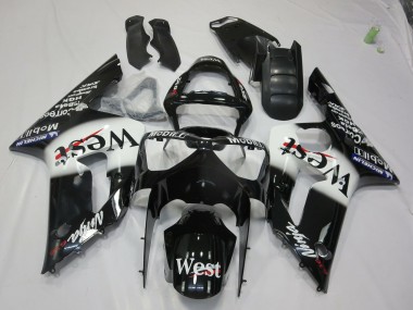 West 2003-2004 Kawasaki ZX6R Motorrad Verkleidung