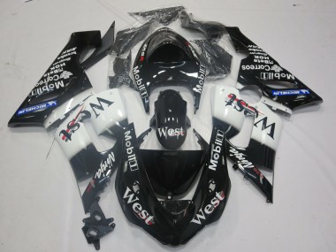 West 2005-2006 Kawasaki ZX6R Motorrad Verkleidung