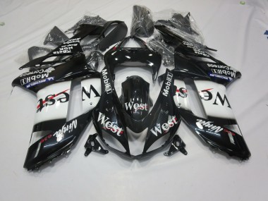 West 2007-2008 Kawasaki ZX6R Motorrad Verkleidung