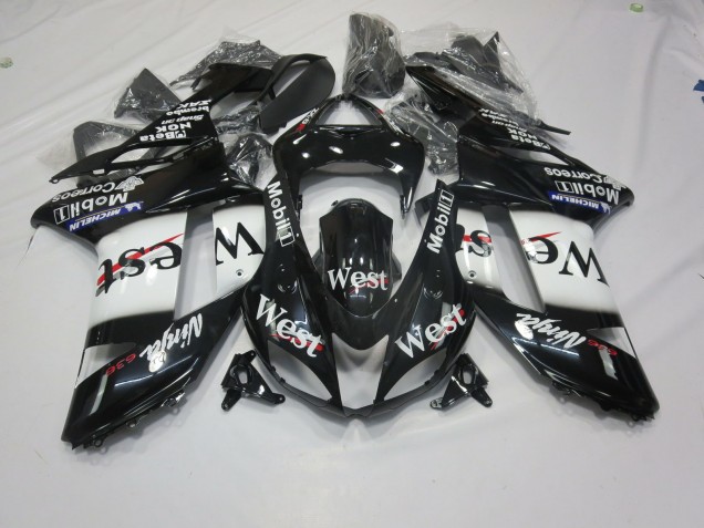 West 2007-2008 Kawasaki ZX6R Motorrad Verkleidung West 2007-2008 Kawasaki ZX6R Motorrad Verkleidung