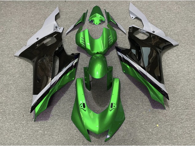 Zement Schwarz & Grün 2017-2021 Yamaha R6 Motorrad Verkleidung Zement Schwarz & Grün 2017-2021 Yamaha R6 Motorrad Verkleidung